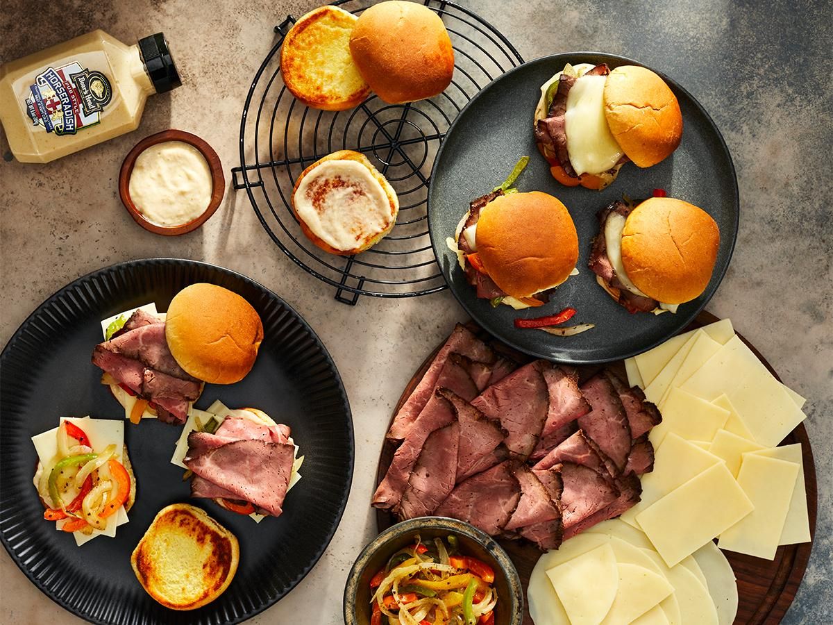 Philly Cheesesteak Sliders