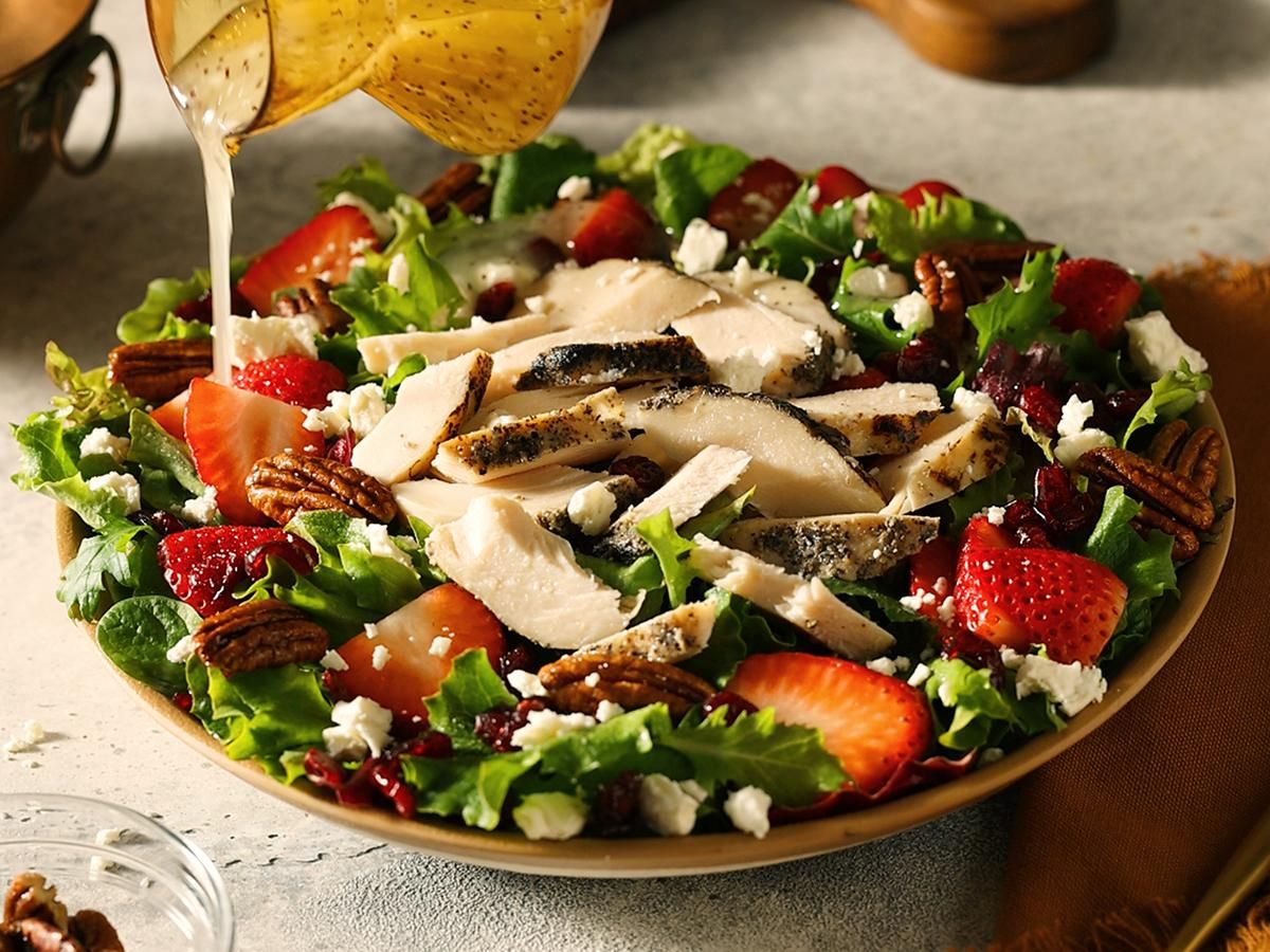 FireSmith® Flame Grilled Chicken & Poppy Seed Salad
