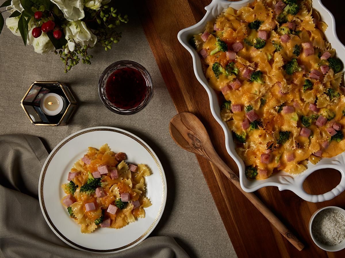 Sweet Slice® Uncured Ham & Cheddar Cheese Casserole