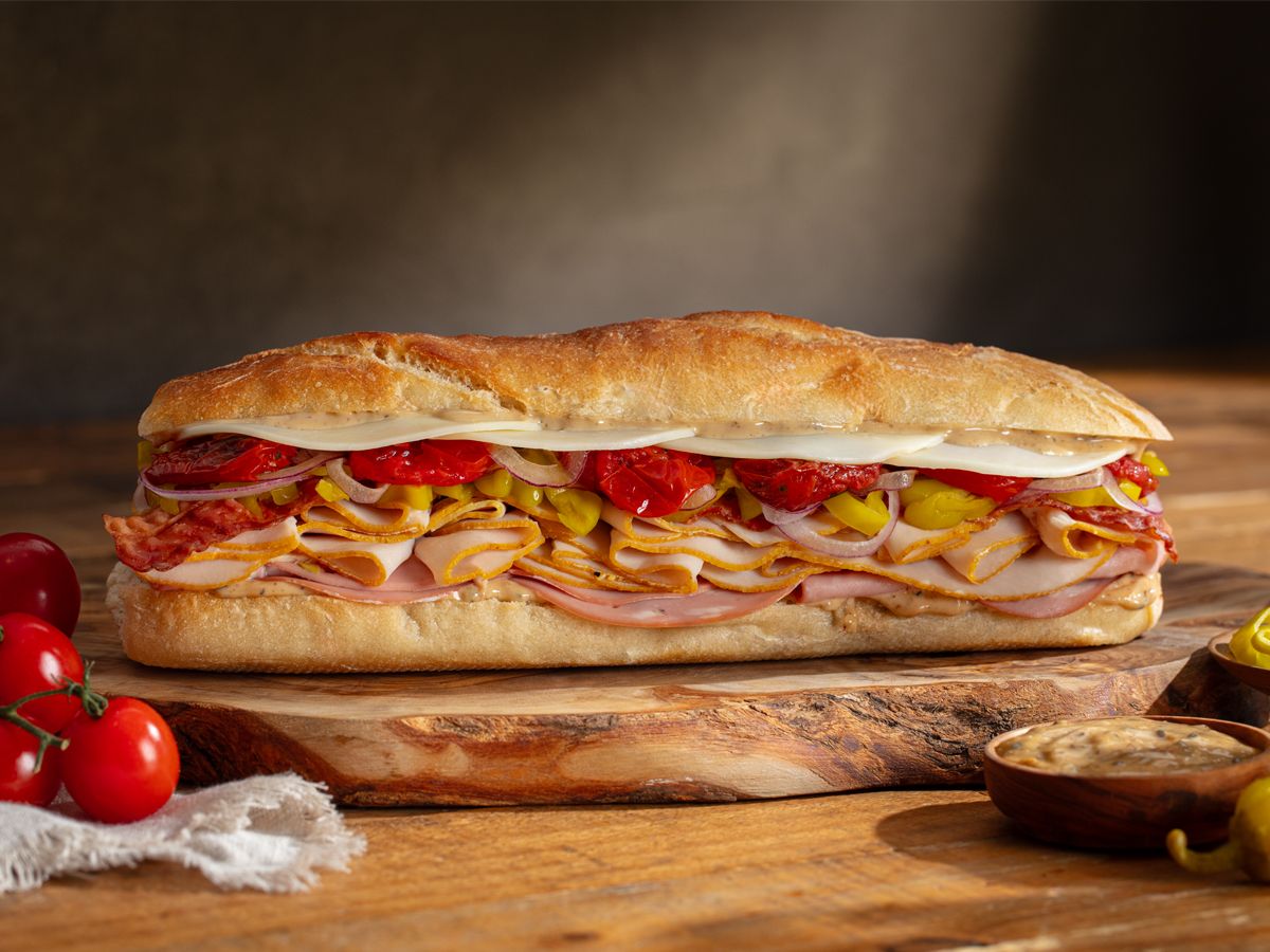 The Fryer's™ Turkey Breast and Mortadella Baguette