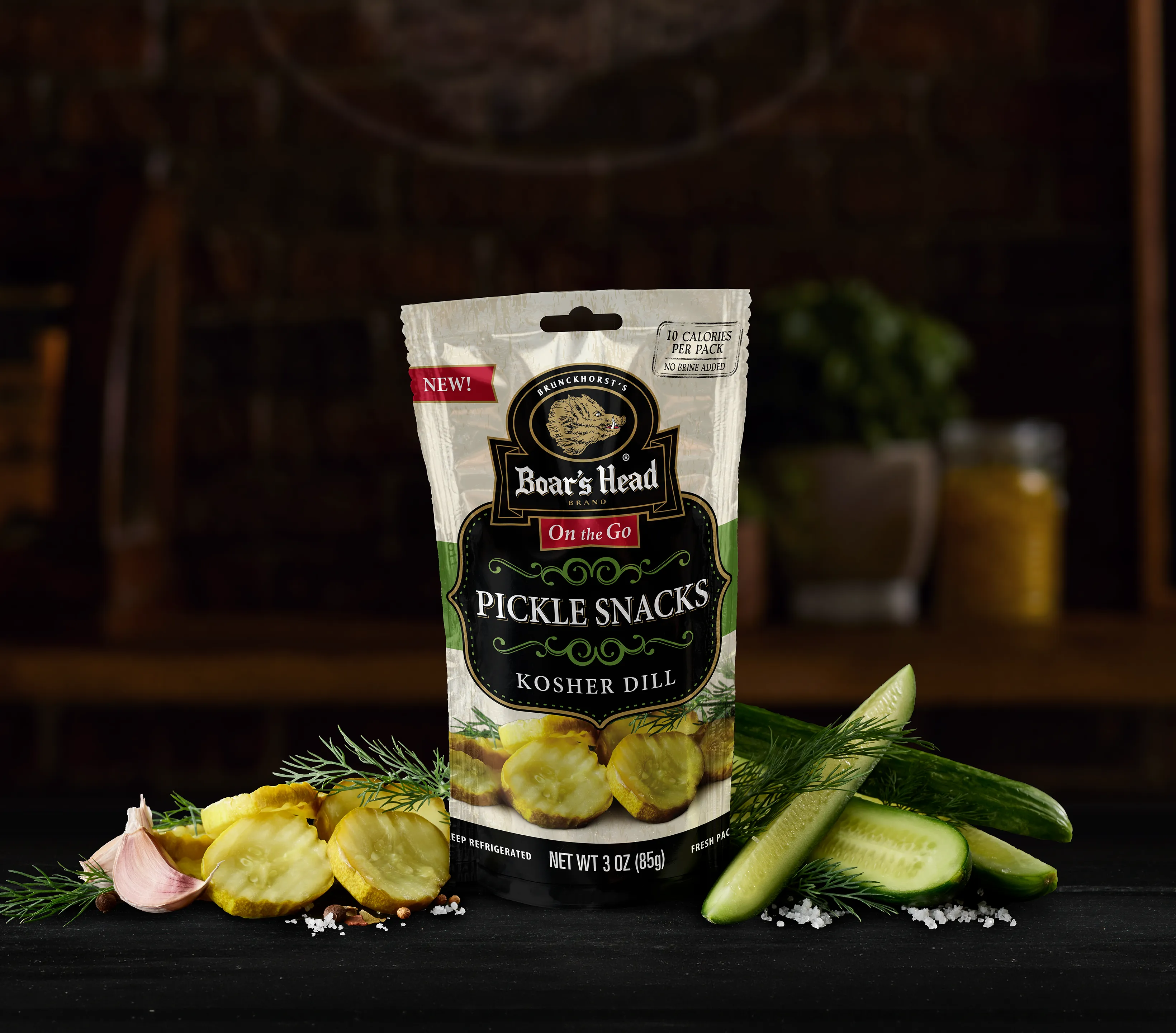Boar's Head Boar's Head Kosher Dill Pickle Snacks — product image