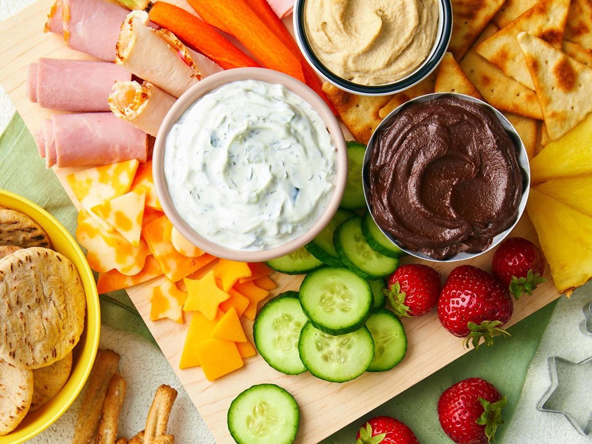 Triple Dip Snack Board