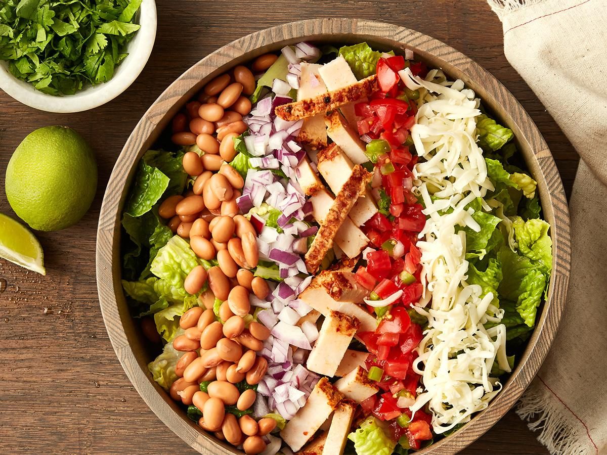 Bold Chipotle Chicken Taco Salad with Avocado & Tangy Slaw | Boar's Head