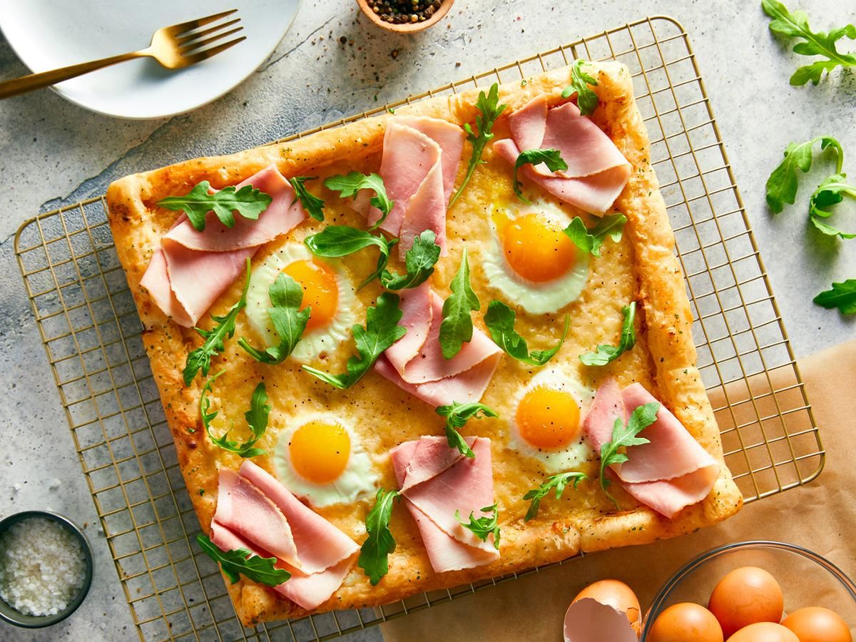 Sweet Slice® Uncured Ham & Havarti Cheese Breakfast Tart