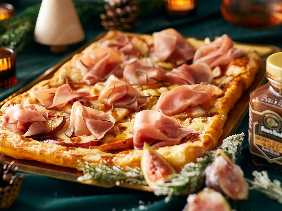 Pear & Prosciutto Tart