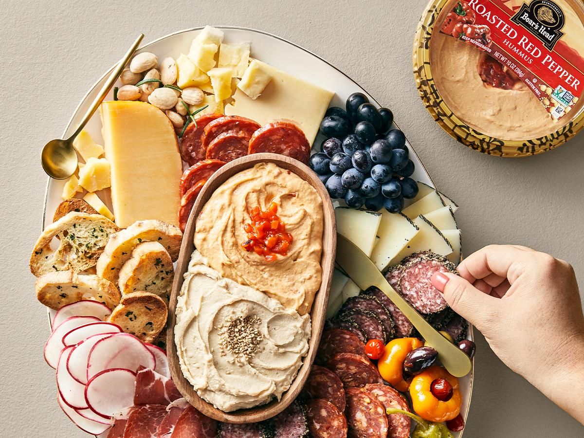Hummus Duo & Charcuterie Board