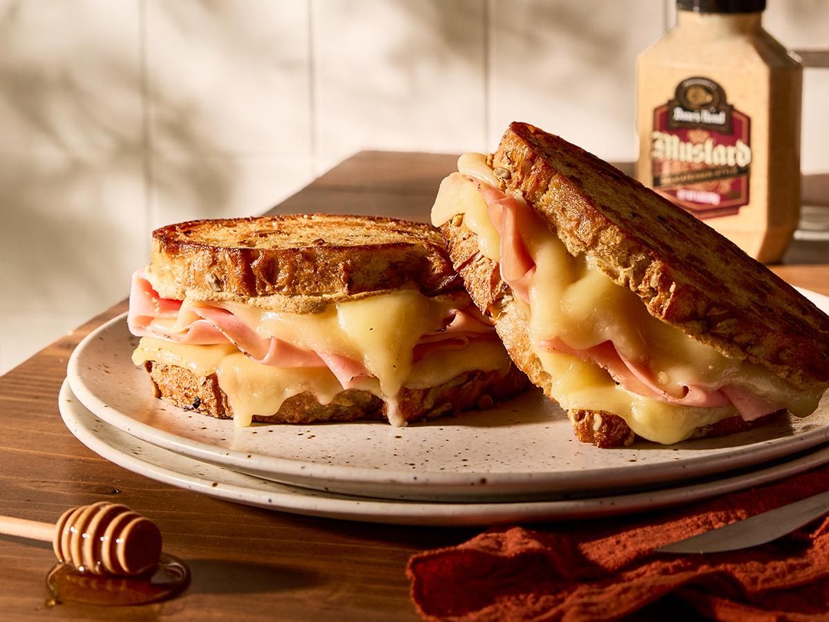 Branded Deluxe Ham & Swiss Cheese Sandwich with Hot Honey