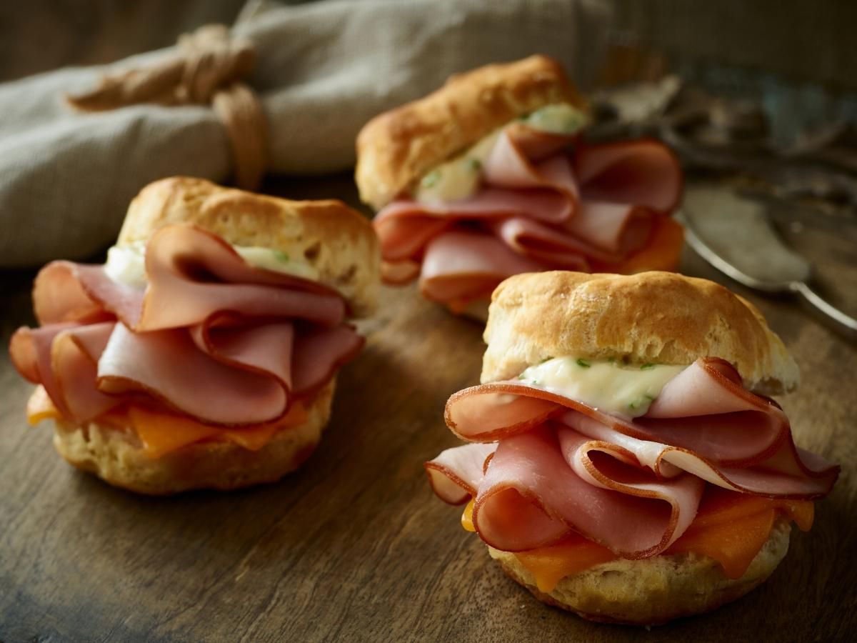 SmokeMaster® Black Forest Ham & Cheese Biscuit Sliders