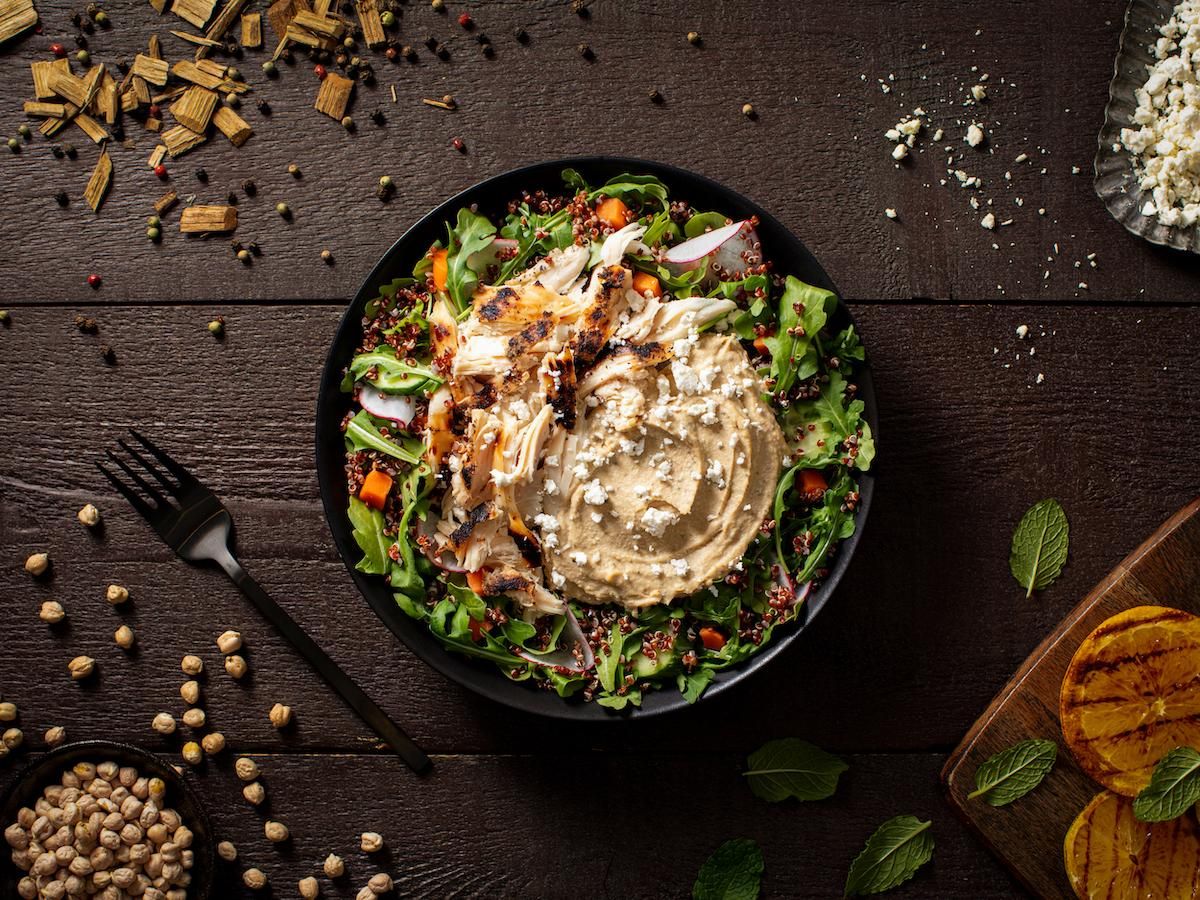 FireSmith™ Flame Grilled Chicken & Smoked Hummus Bowl