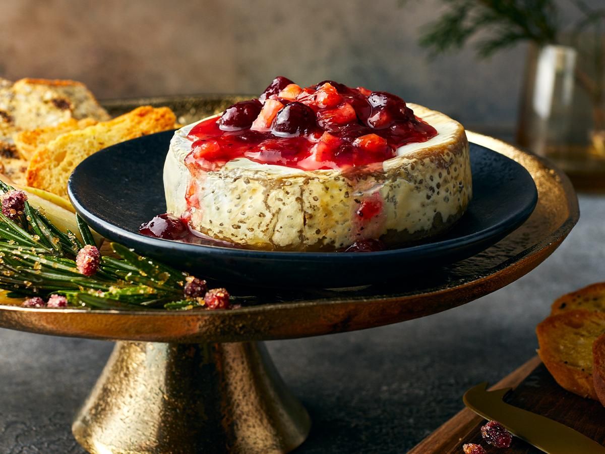 Cranberry Almond Baked Brie