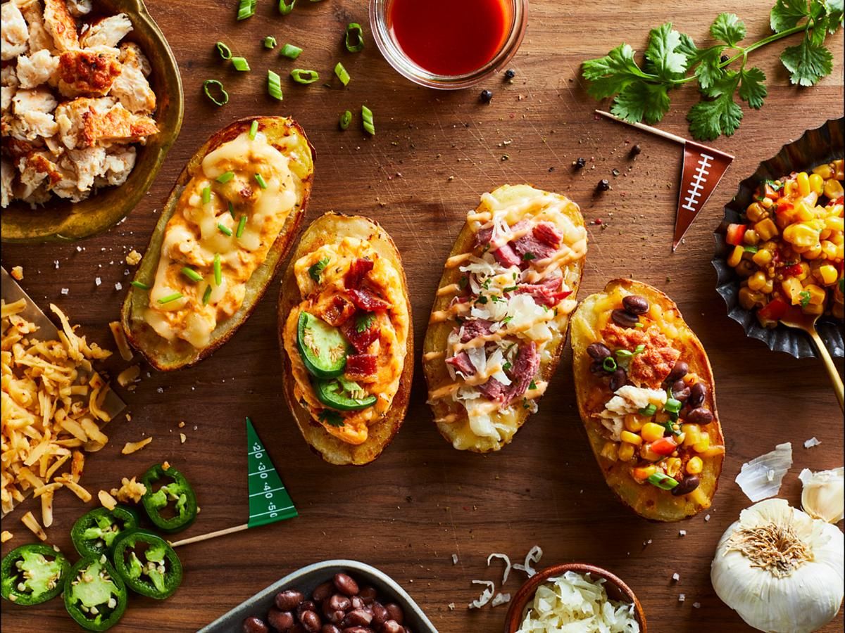 Potato Skins, 4 Different Ways