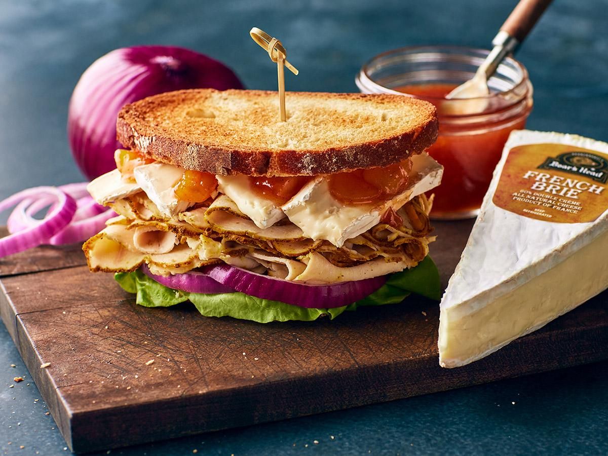 Bold Madrasala® Curry Chicken, Brie and Mango Chutney Sandwich