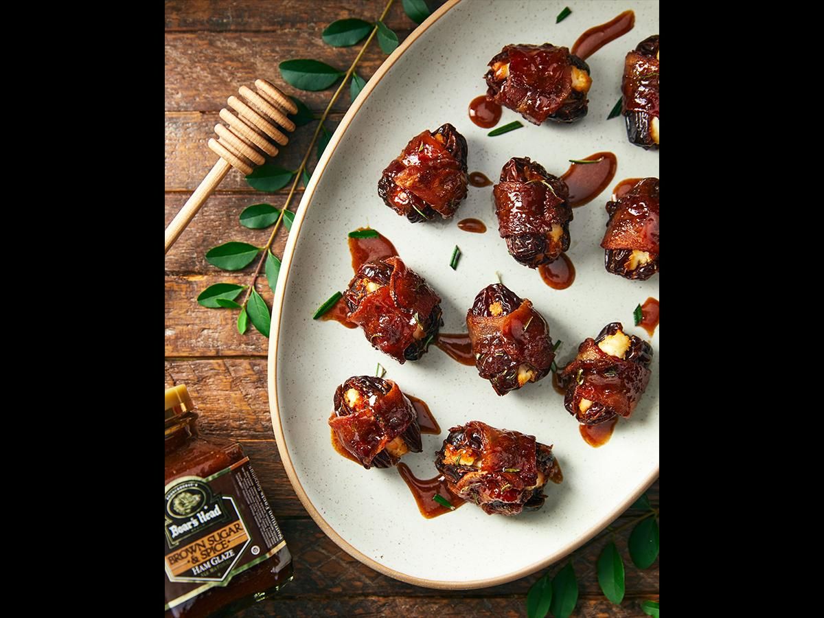 Naturally Smoked Bacon Wrapped Dates