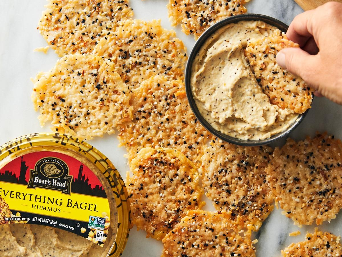 Everything Bagel Cheese Crisps