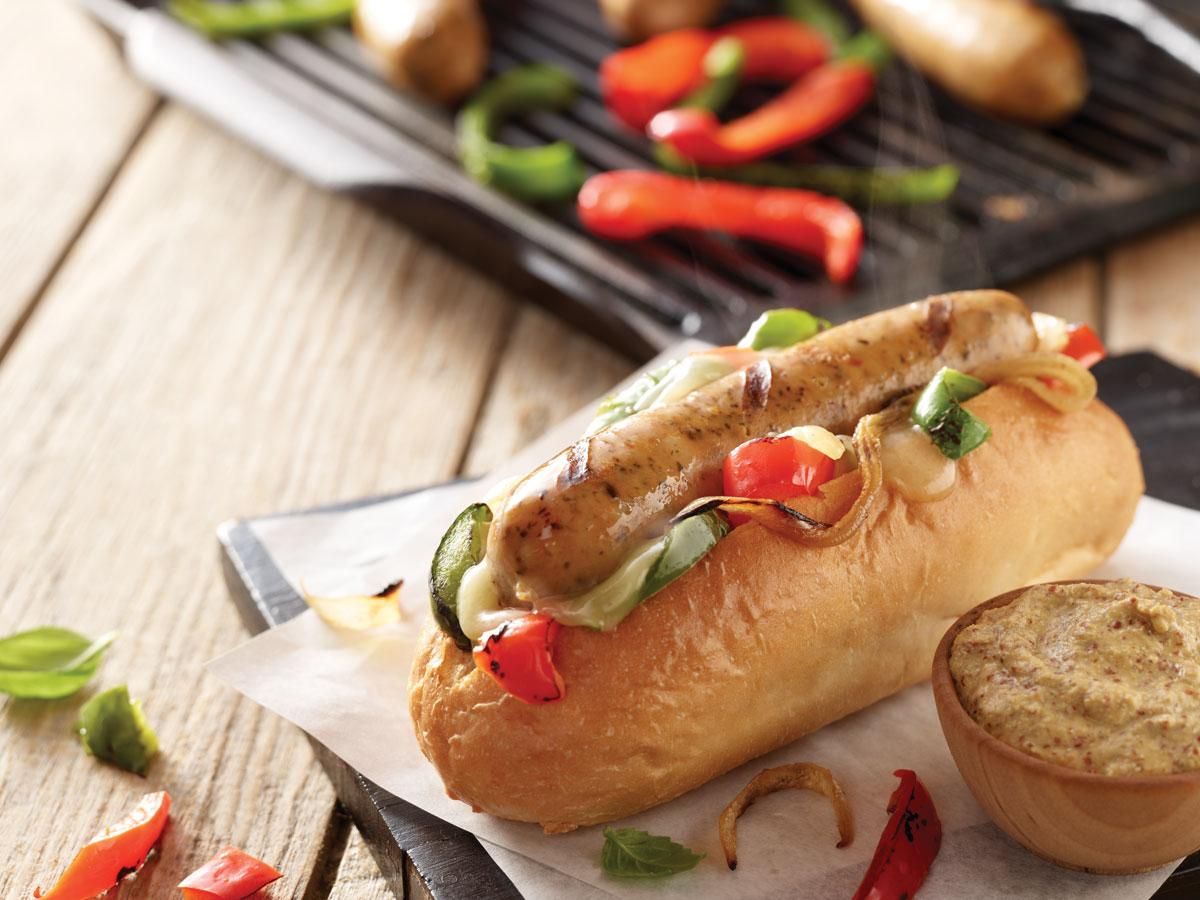 Robust Italian Chicken Sausage Hero