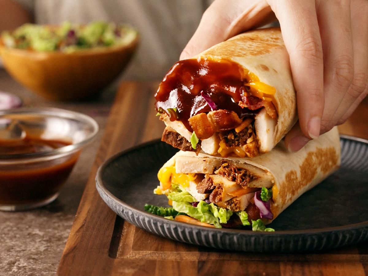 Sweet B's® Honey Barbeque Glazed Chicken Wrap