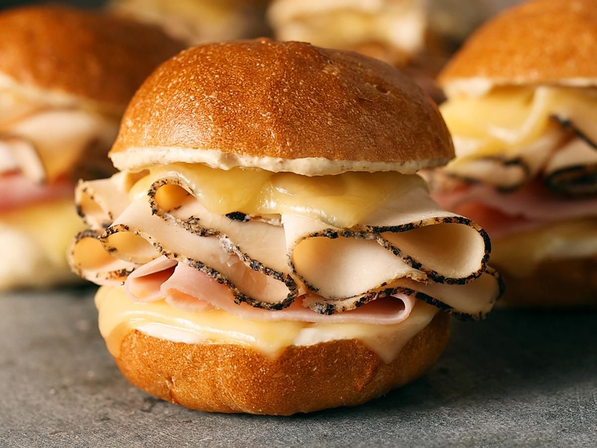 FireSmith® Flame Grilled Chicken Cordon Bleu Sliders