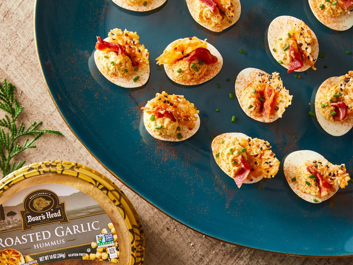 Hummus Deviled Eggs