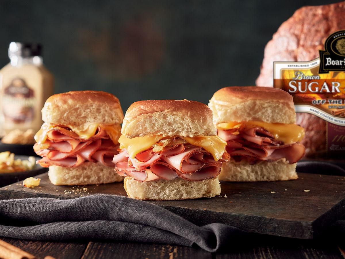 Brown Sugar & Spice Delight™ Ham and Cheese Sliders | Boar's Head
