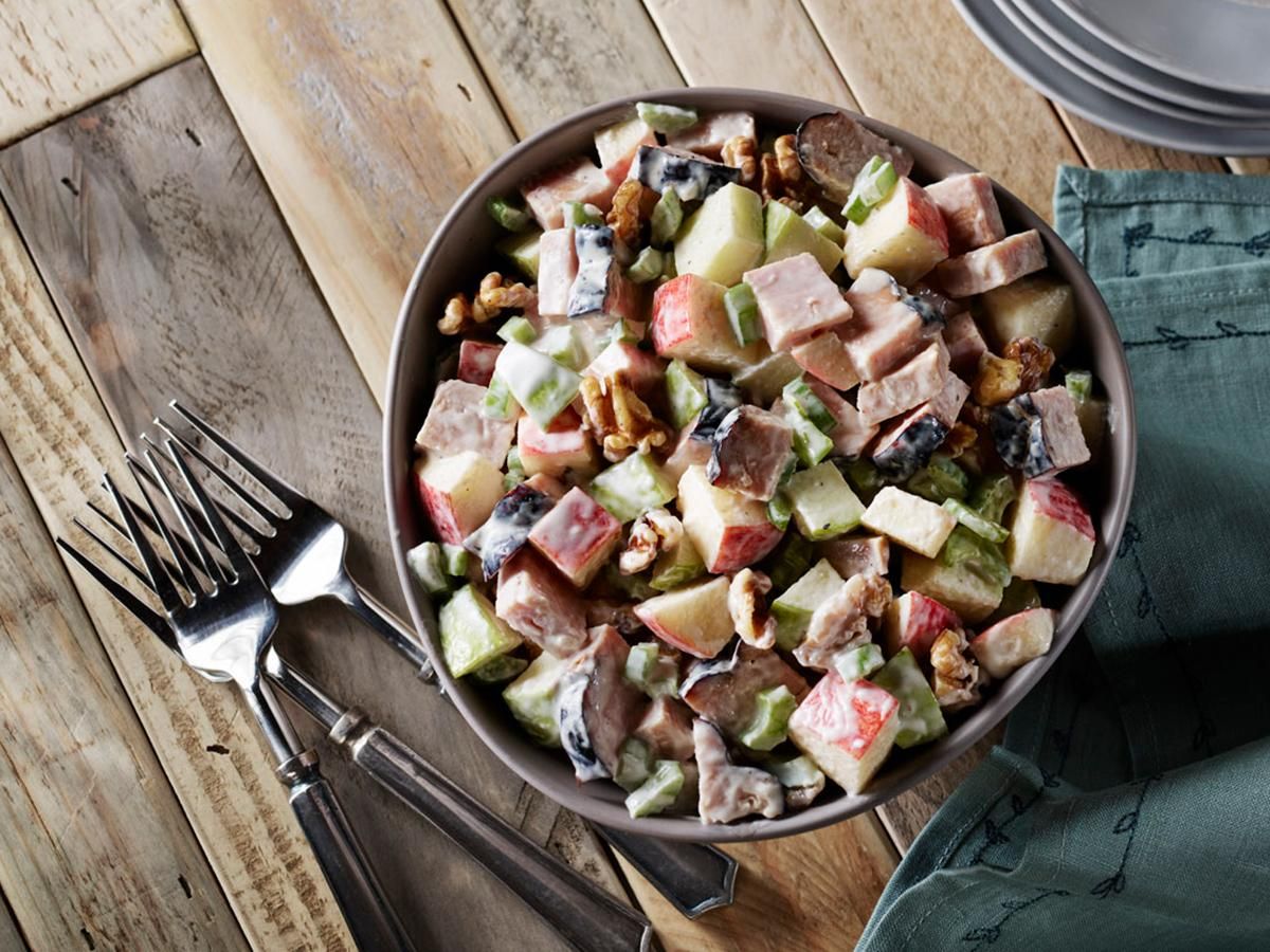 Maple Honey Turkey Waldorf Salad