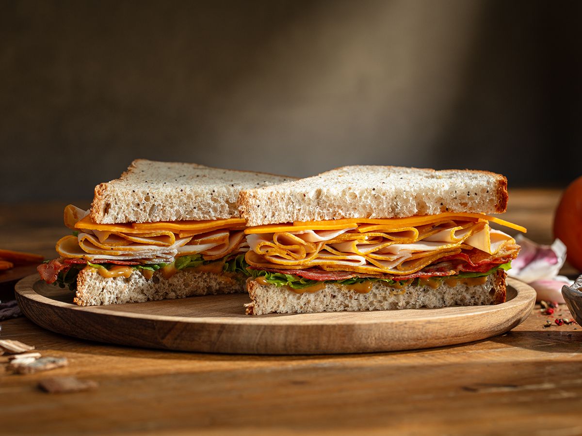 The Fryer's™ Turkey Breast, Bacon, and Smoked Cheddar Sandwich