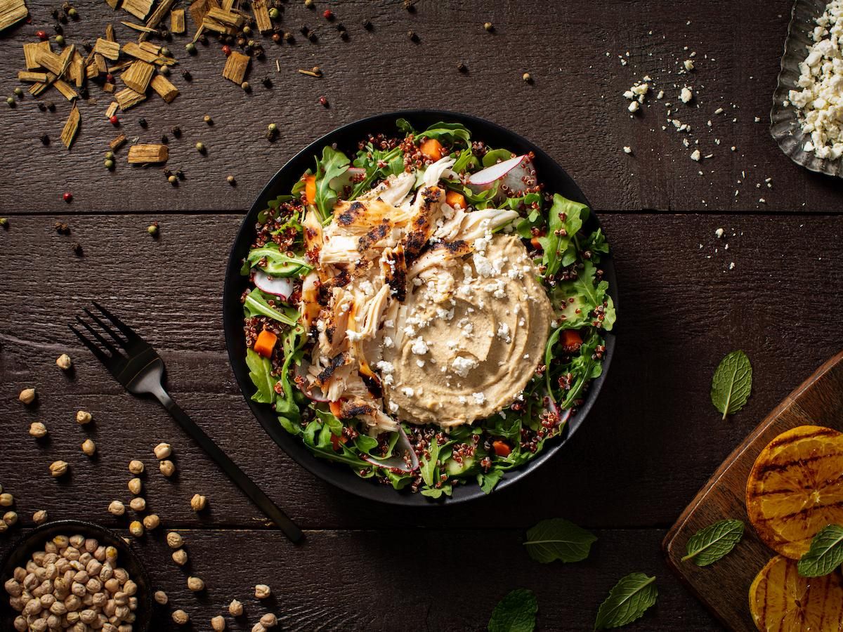 FireSmith® Flame Grilled Chicken & Pepperhouse™ Smoked Hummus Bowl