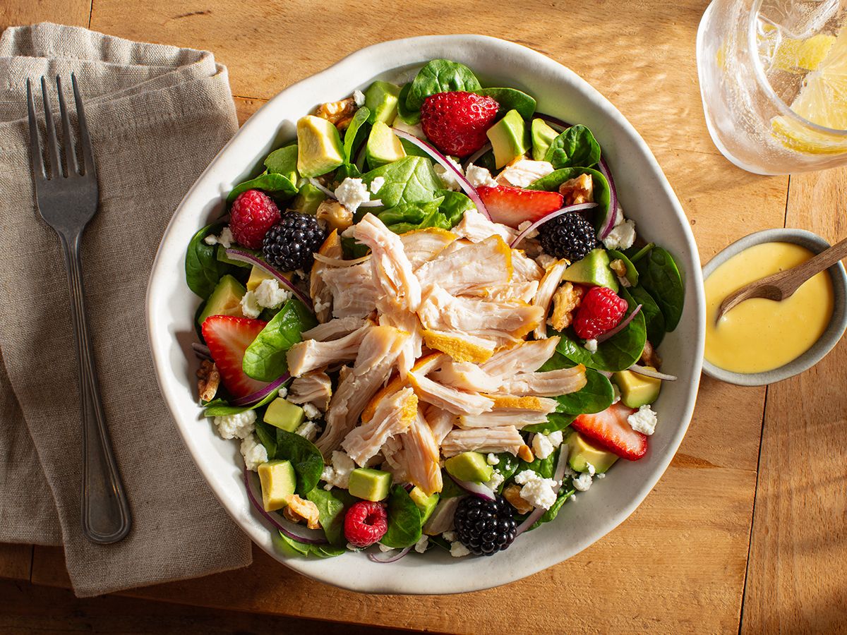The Fryer's™ Turkey Breast, Avocado, and Berry Salad
