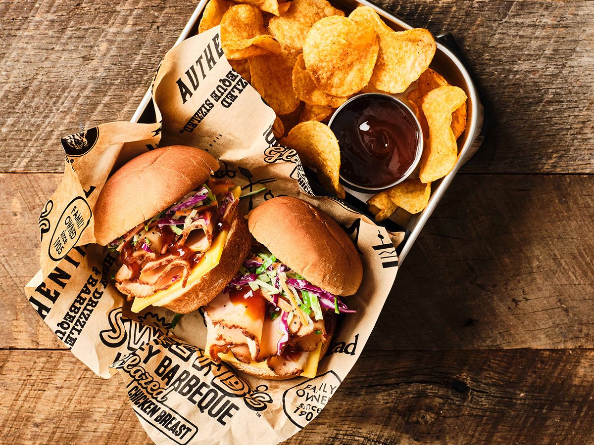 Sweet B's® Honey Barbeque Glazed Chicken BBQ Sandwich